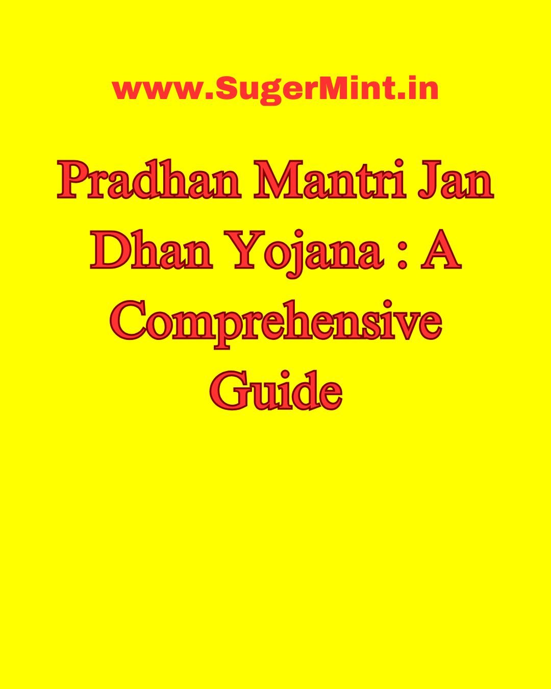 Pradhan Mantri Jan Dhan Yojana 2024 A Comprehensive Guide